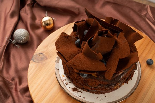 布魯塞爾焦糖巧克力生日版6吋門市限定巧克力蛋糕